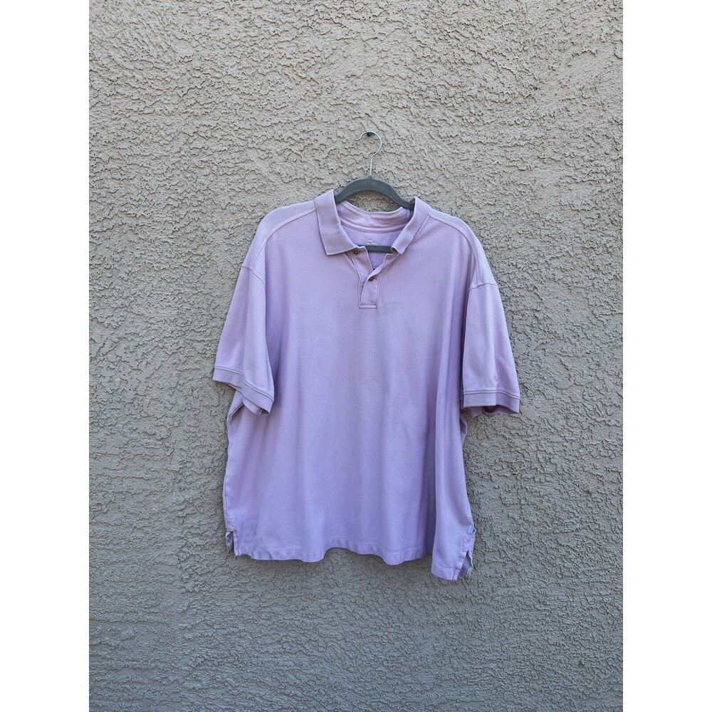 Light Pink XXL Tommy Bahama Collared Polo Shirt